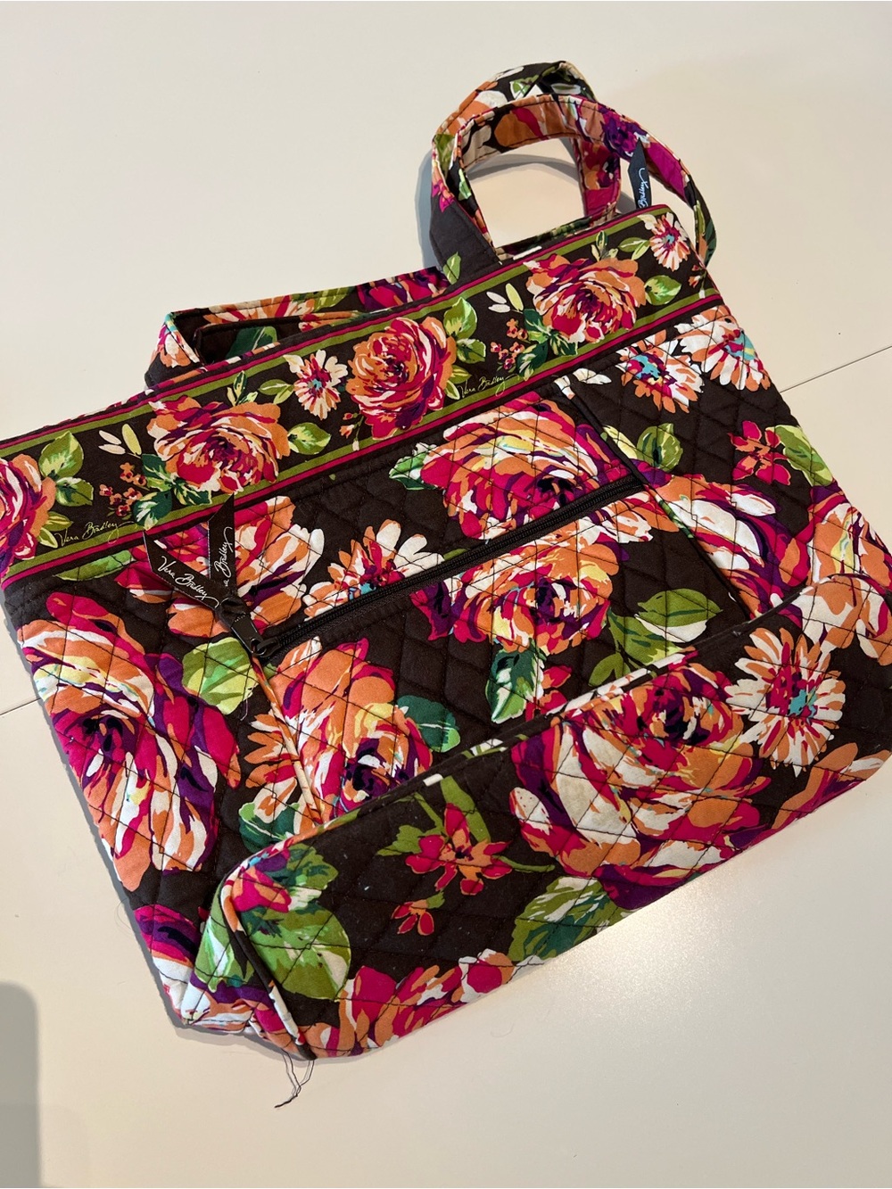Vera Wang Quilted Floral